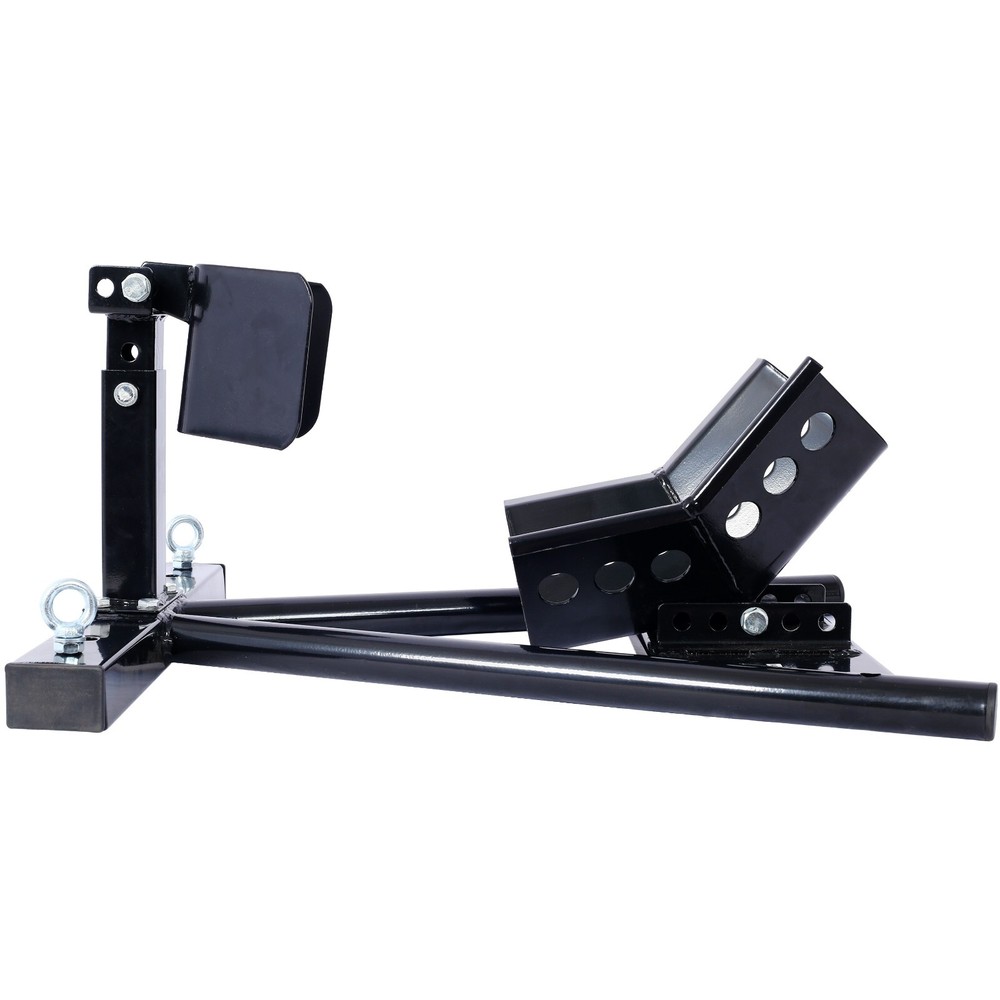Motorcycle Front Tire Chock for 17"-21" Wheels Locking Adjusting Stand