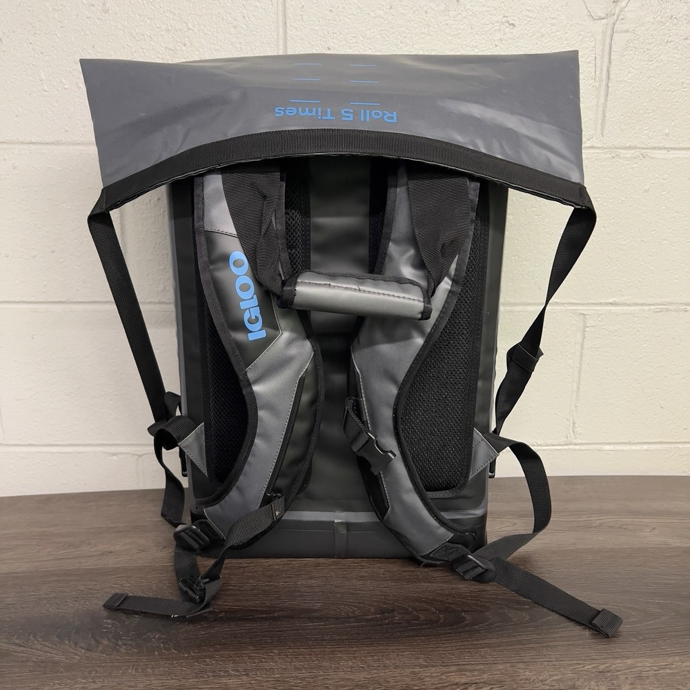 Igloo Cooler Igloo Waterproof Wade Welded Cooler Backpack 13qt Roll Top Excellen