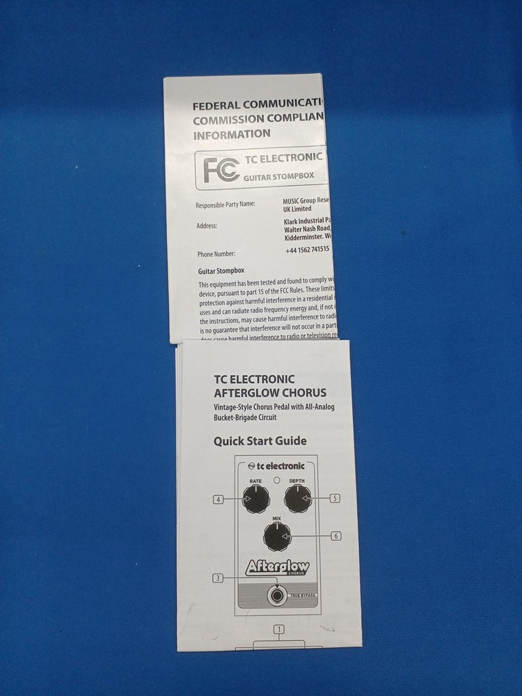 Tc Electronic Afterglow Chorus