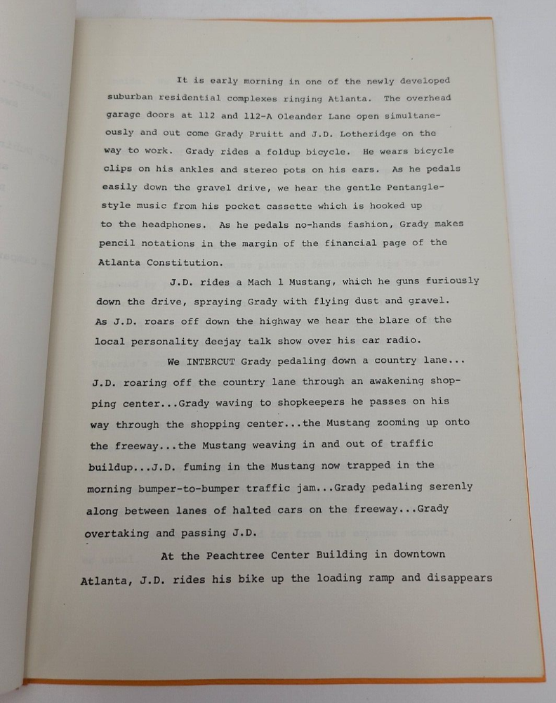 A PIECE OF THE ACTION / Tom & Frank Waldman 1970's Unproduced SYNOPSIS script