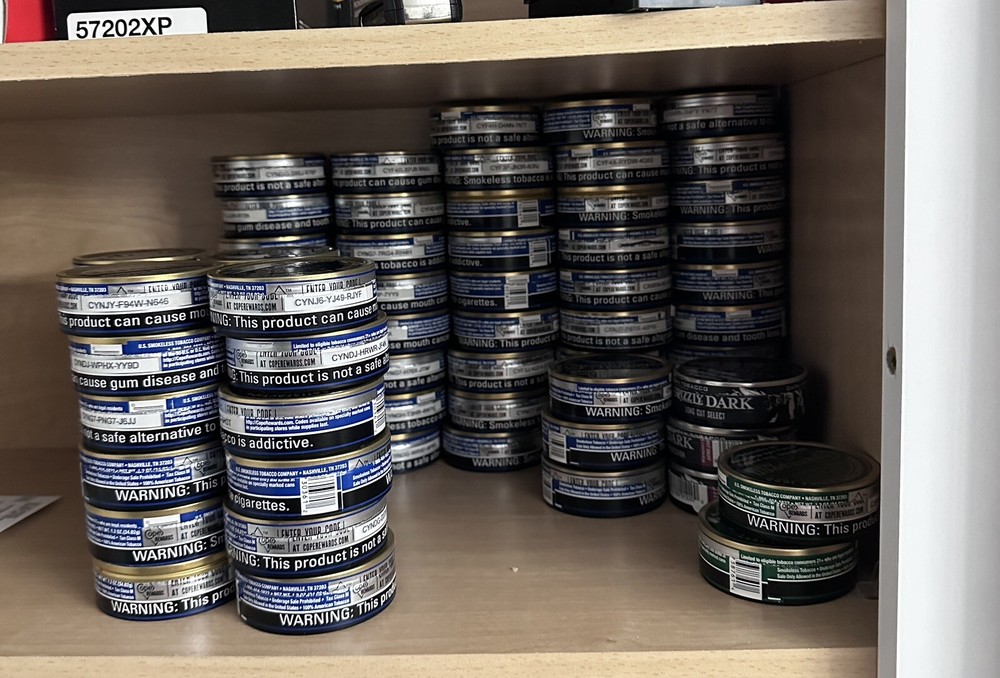 Empty Copenhagen Mint Cans