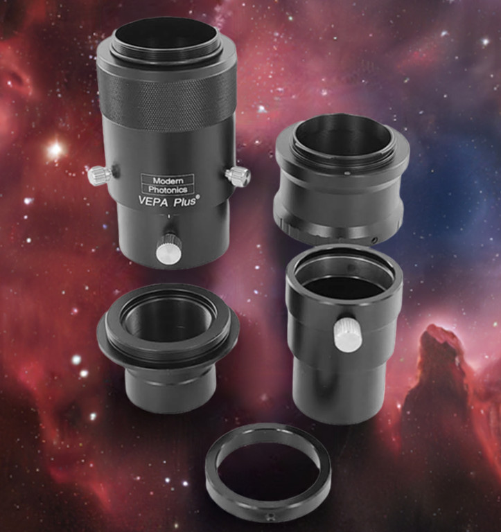 Sony E Mount (A1, A7, A9) Camera Adapter Set for 1.25" Refractor type Telescopes