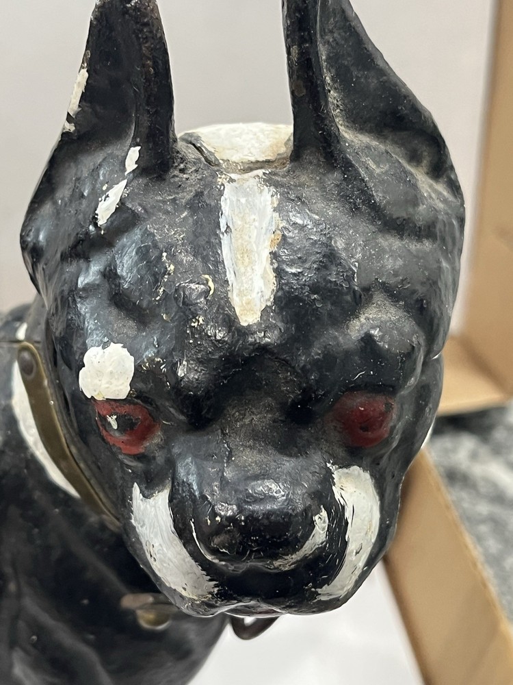 Antique Cast Iron Boxer Door Stop