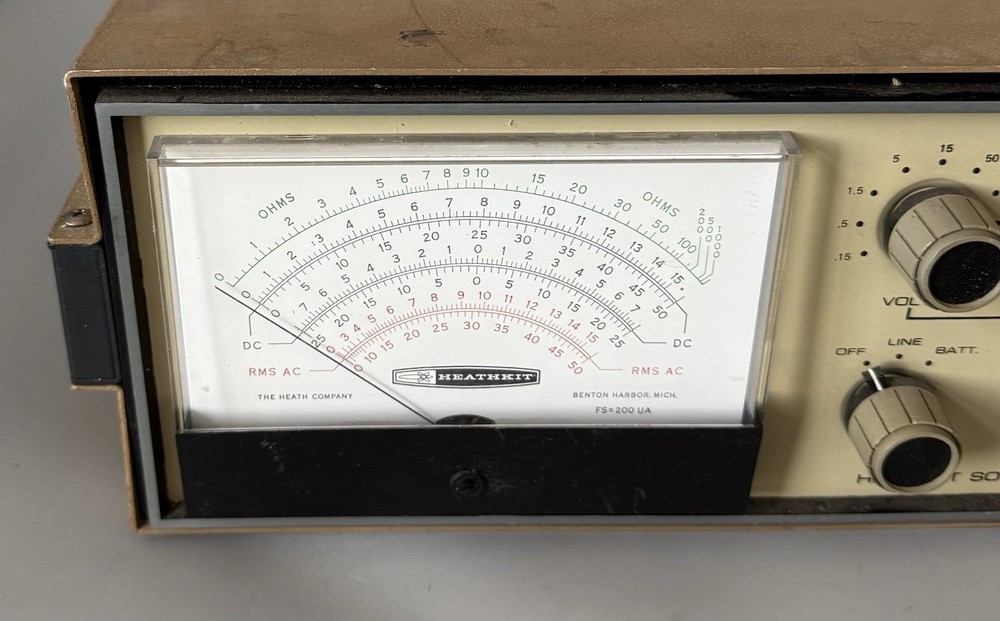 Power Tested Only — Heathkit IM-25 Solid State VOM — See Description
