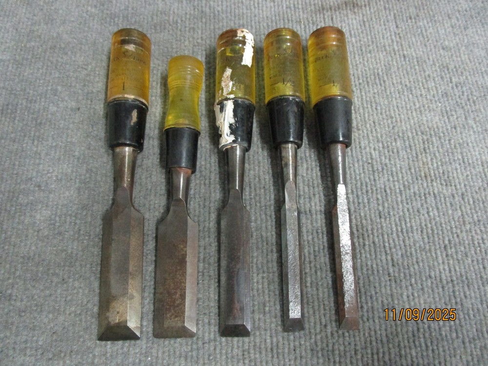 5pc Buck Bros Wood Chisel Set