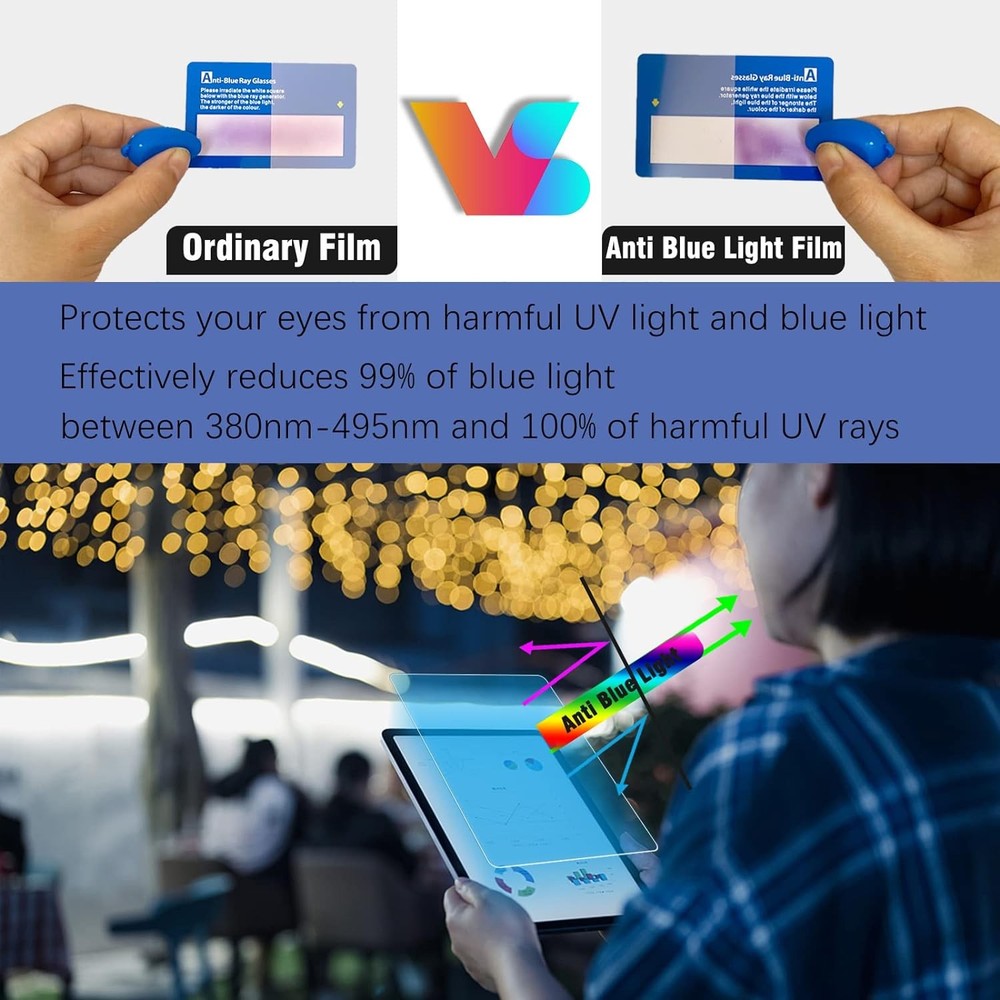 Blue Light Blocking Screen Protector 2-Pack for Samsung Galaxy Tab S11/S10 Lite
