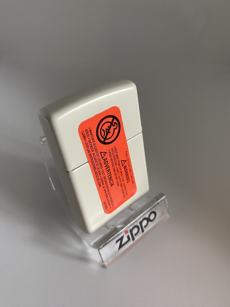Zippo Cyber Skull On A 2022 White Matte Lighter