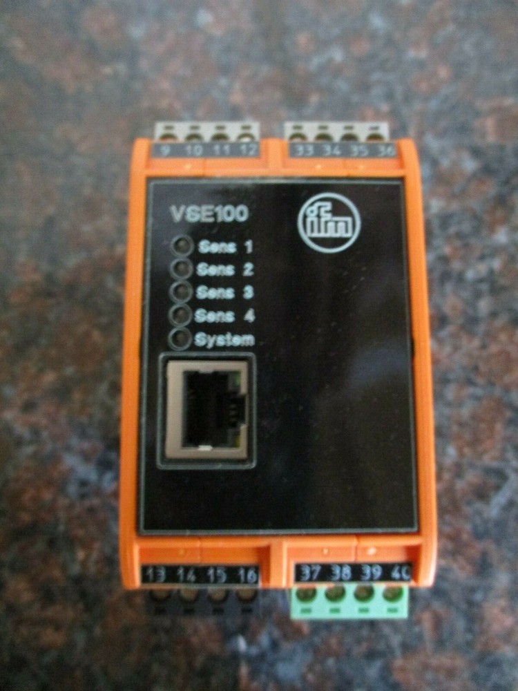 IFM EFECTOR 800 Vibration Diagnostic Sensor Controller VSE100 FREE SHIPPING