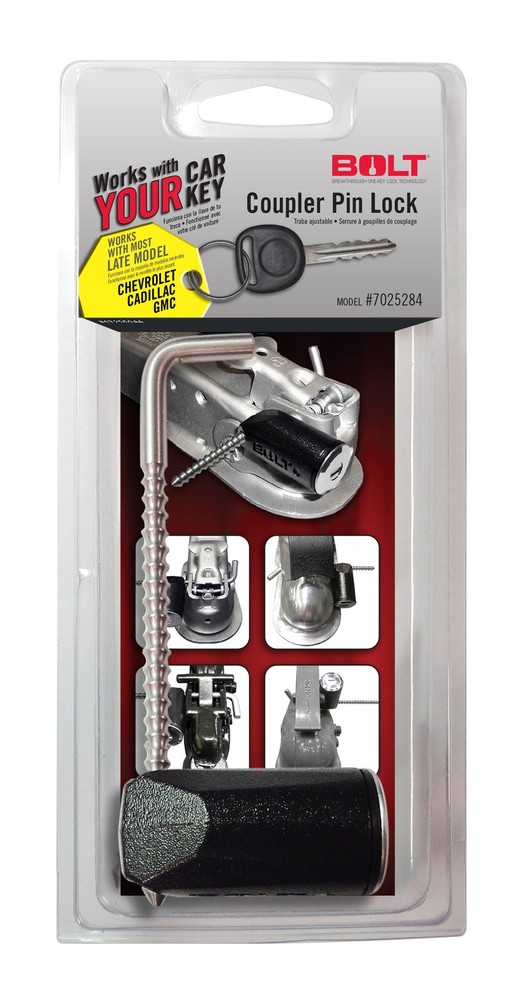 BOLT 7025284 Trailer Hitch Lock