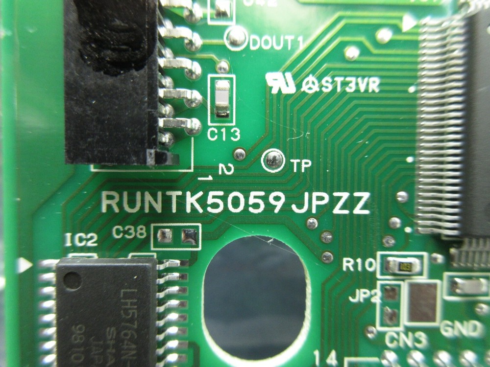 Sharp D94013A 1/2 Processor Board PCB RUNTK5059JPZZ Used Working