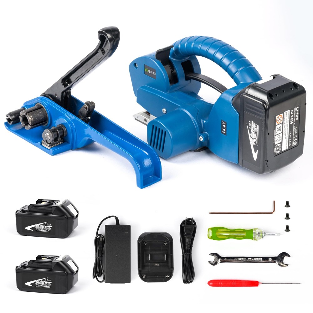 U.S. Solid Semi-Automatic Strapping Machine Tools for 1/2-3/4 in PP PET Straps