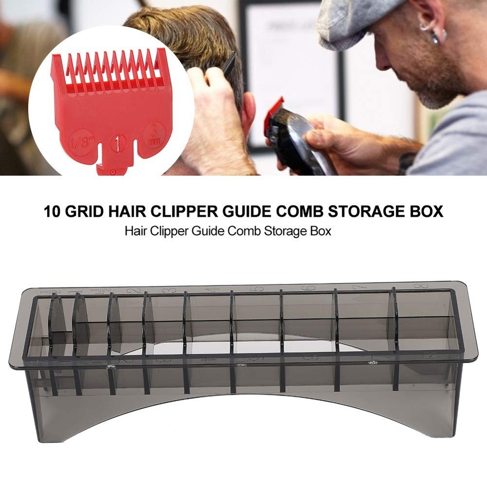 Clipper Guard Holder, Clipper Comb Holder Case, Professional Barber Guards