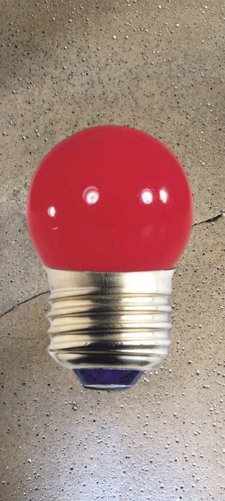 Red 7.5 W S11 Bulb E26 (Medium Base) Red 1 pk  2500 Hours