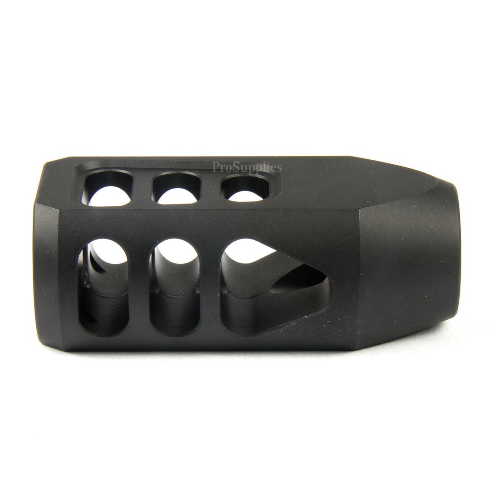 HOT! Tanker Style Muzzle Brake Triangular Baffl 1/2x28 Pitch for 9MM