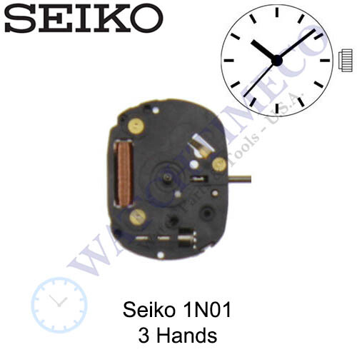 Genuine Seiko 1N01 Watch Movement 3 Hands