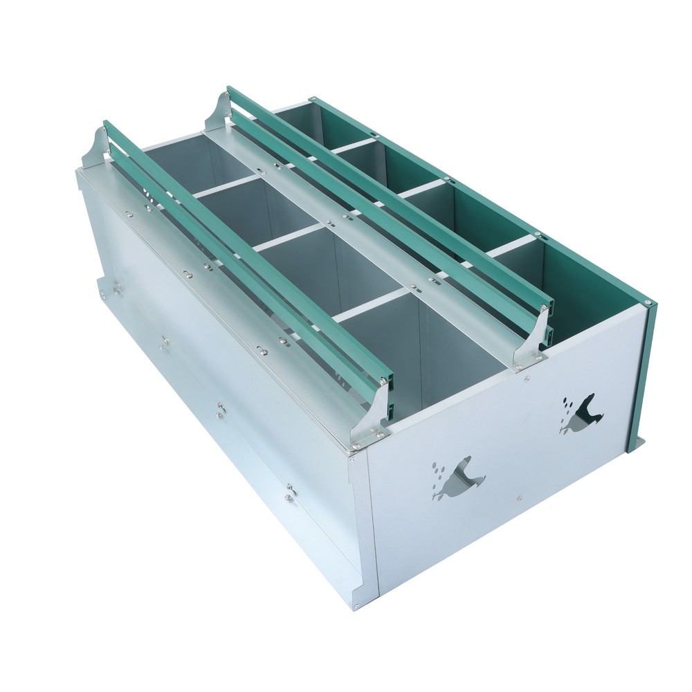 Chicken Nesting Boxes 8 Hole Nesting Box for Laying Eggs Heavy Duty Metal