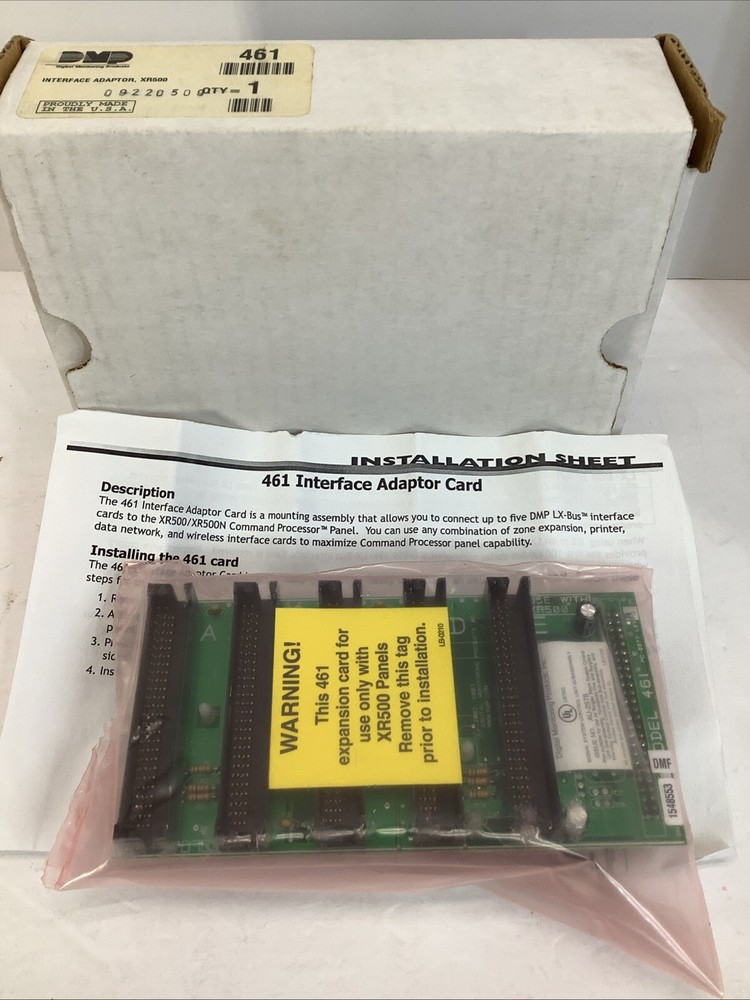 DMP 461 Interface Adaptor For XR500