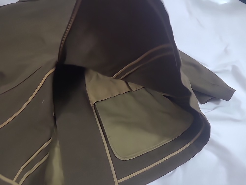 Vtg US Army Sergeant Technician 3rd Class uniform Jacket With Pins WW2 FLAWS