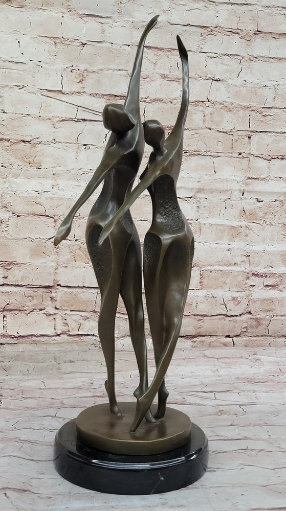 Miguel Lopez Original - Artwork Modern Abstract Bronze Dancer Statue