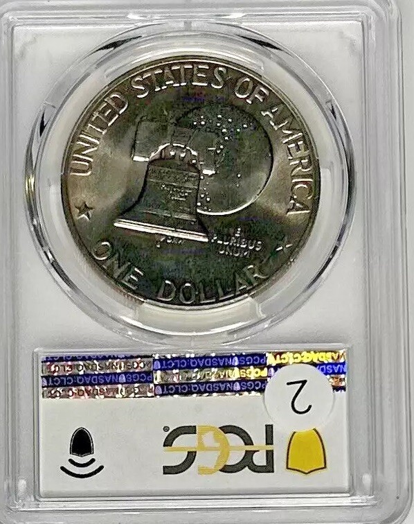 1976-P Type 2 PCGS Grades MS65 Eisenhower Ike Dollar