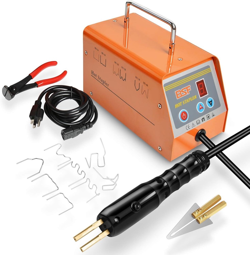 Plastic Welder Repair Machine Kit, 5-Level Adjustable Power, Bumper Plastic Repa