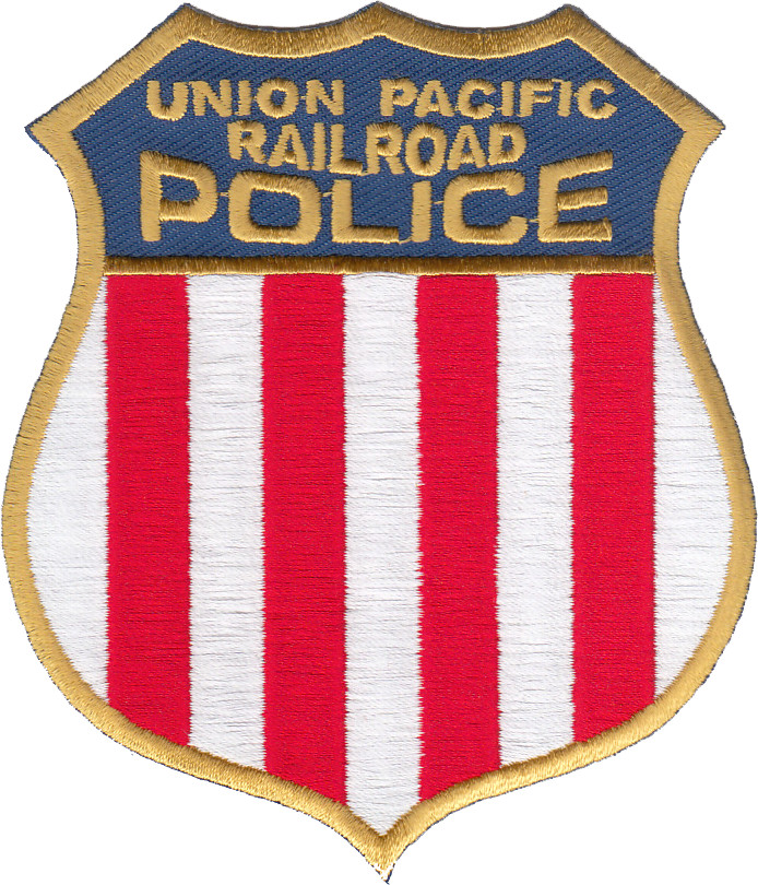 UNION PACIFIC RAILROAD POLICE SHOULDER PATCH