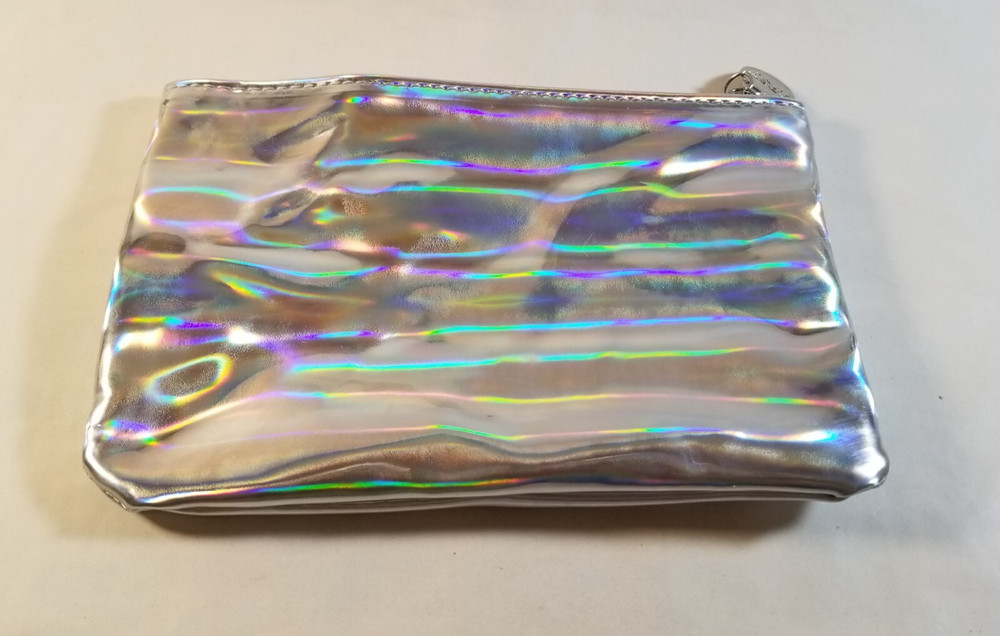 IPSY Makeup Glam Bag Shiny Silver