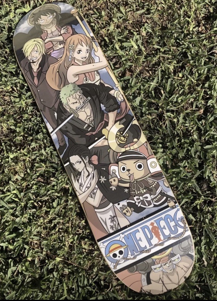 Skateboard LUFFY Deck 8.25 ONE PEACE.