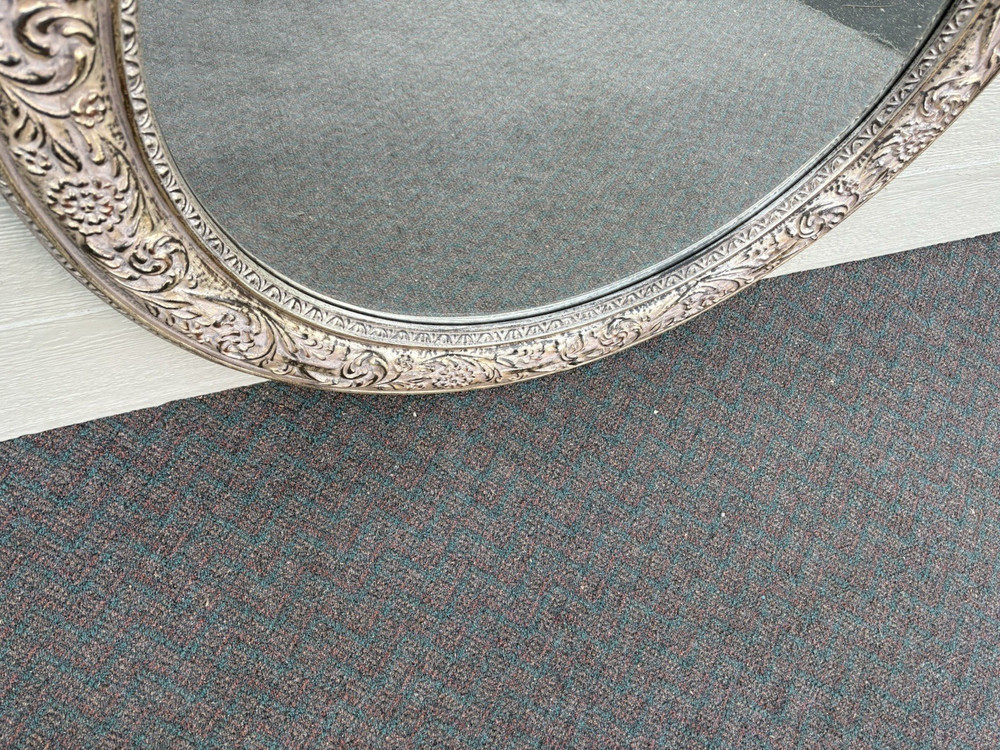 67269 Round Decorator Beveled Mirror 39" W