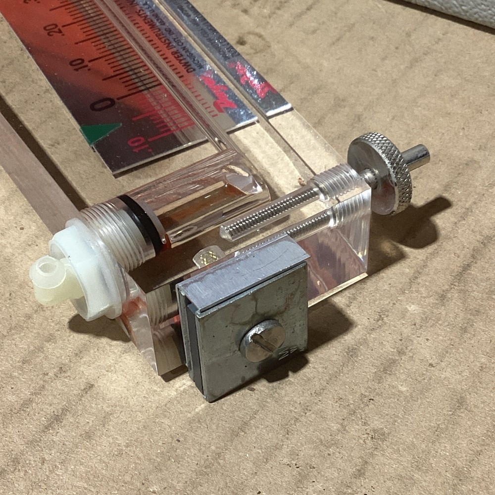 DWYER INSTRUMENTS 100-5 SOLID PLASTIC PORTABLE MANOMETER GAUGE, Partial Kit