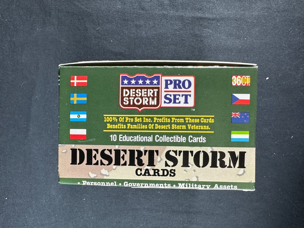 Desert Storm Pro Set Collectors Cards