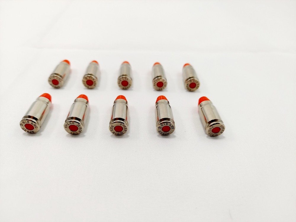 357 SIG Nickel Snap caps - Set of 10