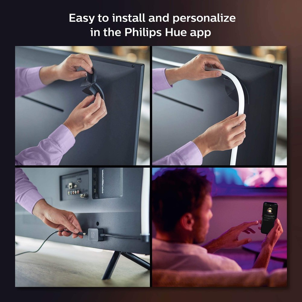 Philips Hue Play Gradient - 560417 65" Color-Changing LED Back Lightstrip