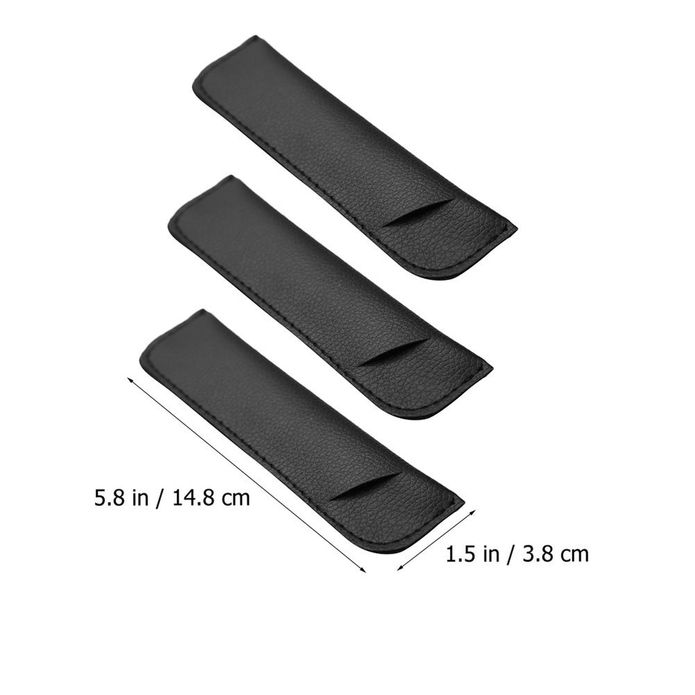 3Pcs Round Tuning Fork Storage Pouches Tuning Fork Storage PU Containers