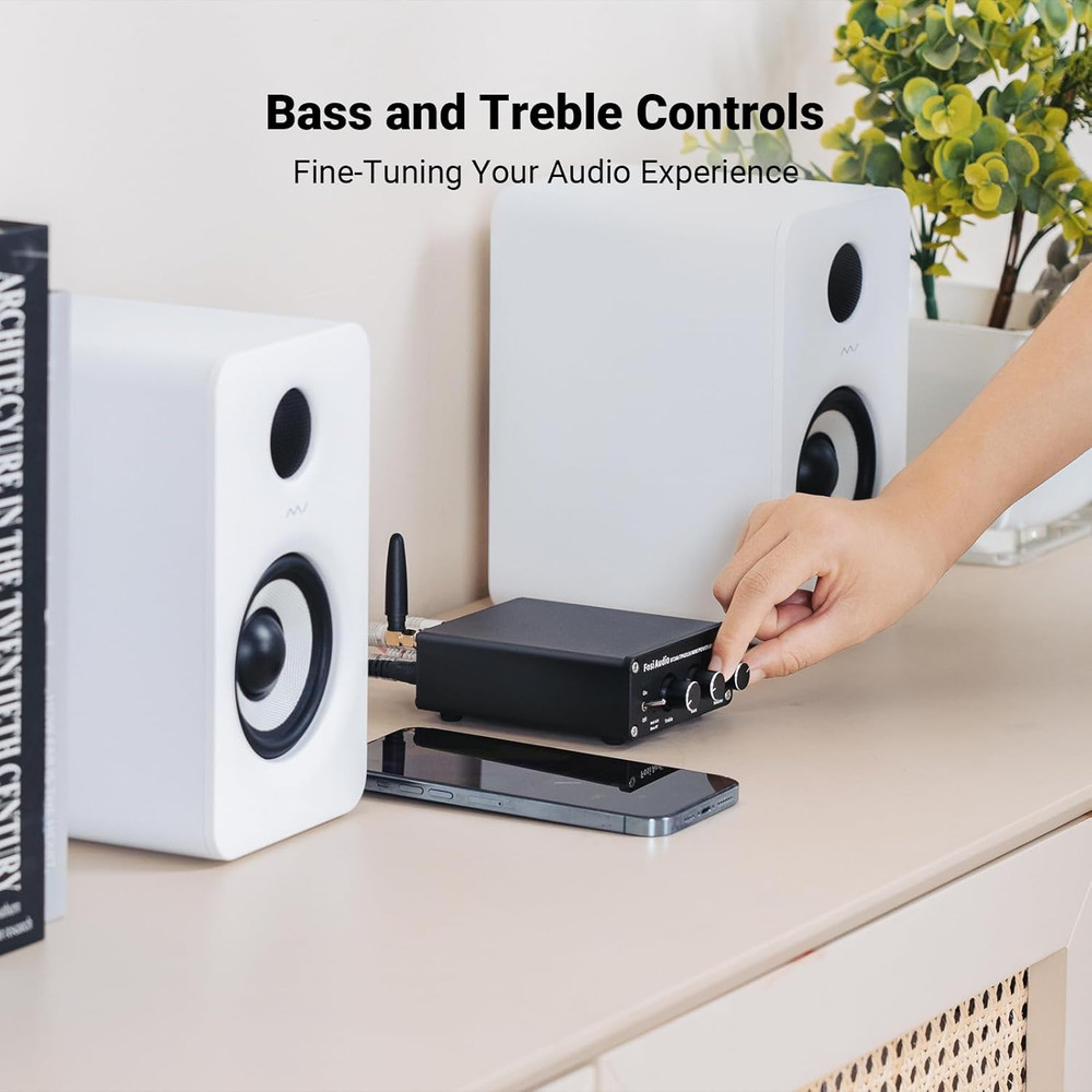 BT20A Bluetooth Stereo Amplifier, 2 Channel Home Audio Component Amplifiers for
