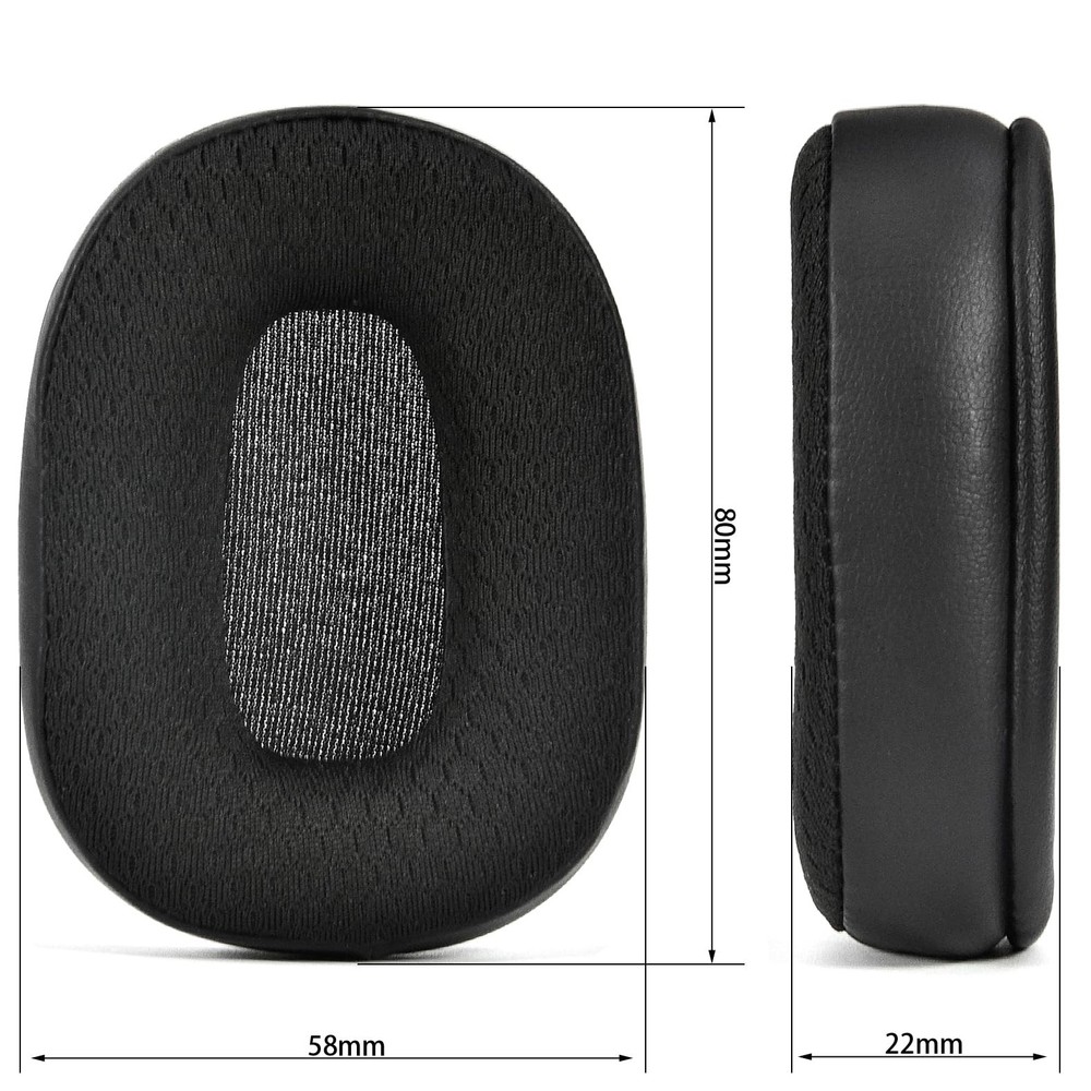 B450-XT Mod Kit Ear Pads + Mic Foam - defean Replacement Mesh Fabric