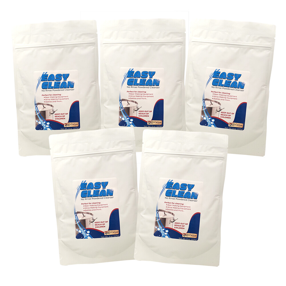 5 X Easy Clean Jar w/screw-off lid- 8 oz.