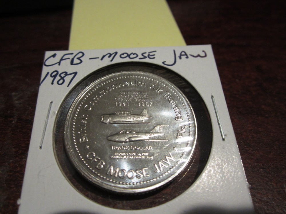 1987 - CFB - Moose Jaw - Commemorative - Canada Trade Dollar