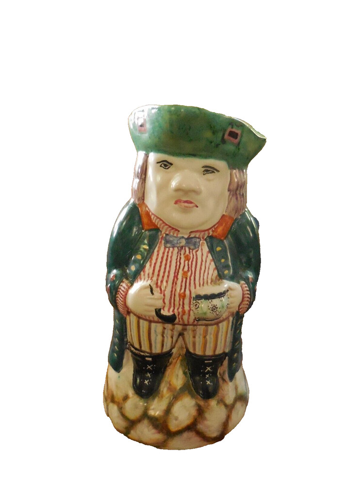 Conimbrion ceramic Pitcher, made in Portugal, signed & numbered