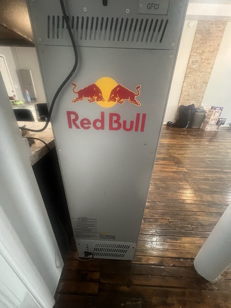 Large Red Bull Cooler