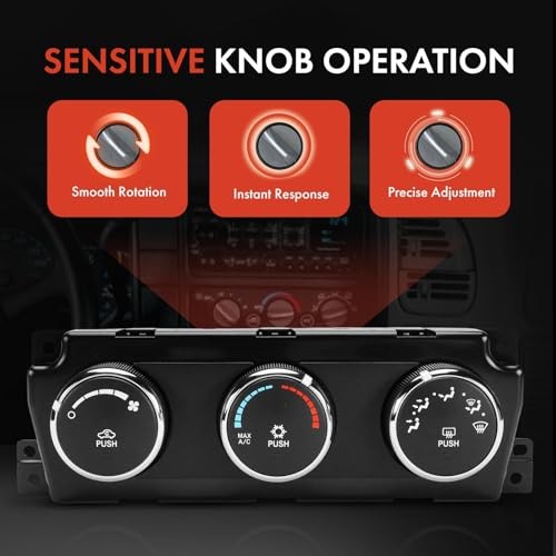 Heater Climate Control Panel Module Compatible with Dodge Ram 1500 2009-2010