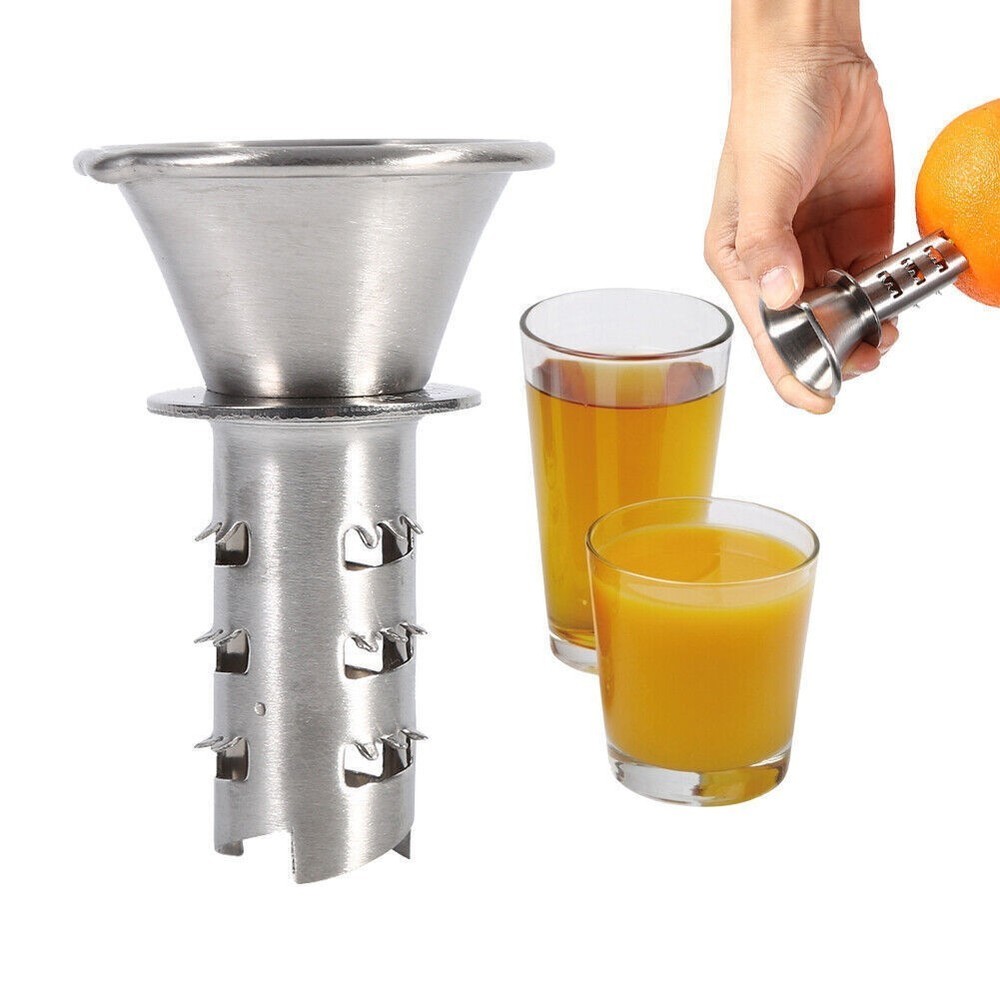 Practical Stainless Steel Orange Lemon Lime Juicer Hand Manually Fruit Squeezer