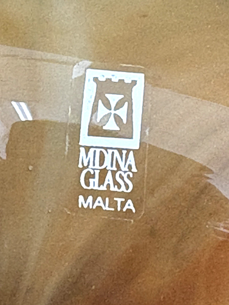 Mdina Art Glass "Leaf Bowl"