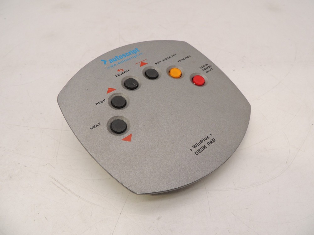 Autoscript WinPlus Remote DeskPad Hand Control RDP No Cable
