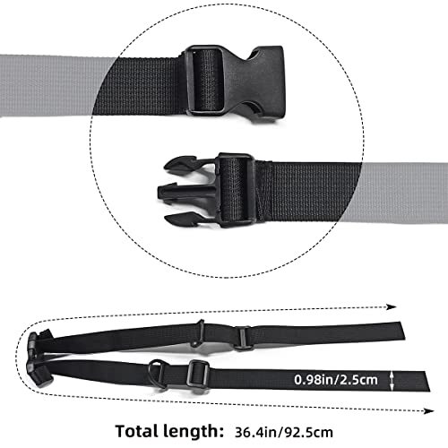 Tenalleys 2 Pieces Backpack Chest Strap Adjustable Chest Harness Backpack