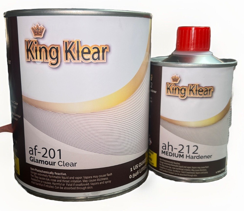 HIGH GLOSS & SOLIDS PROFESSIONAL CLEARCOAT QUART WITH MEDIUM ACTIVATOR 4:1