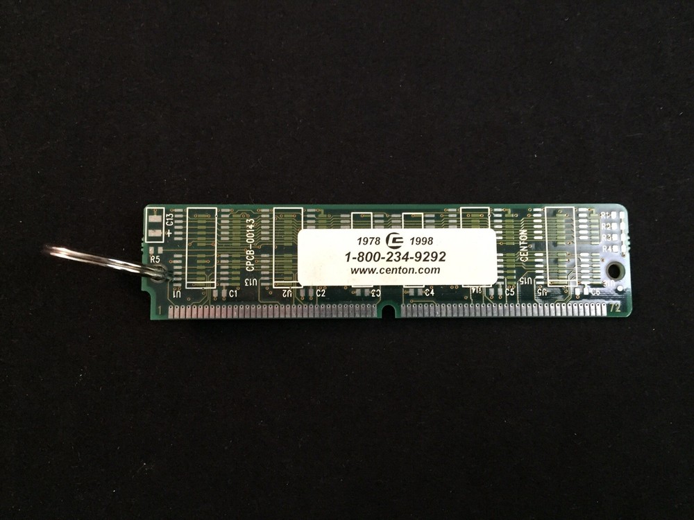 Vintage 1998 Centon PC Ram Stick Key Chain