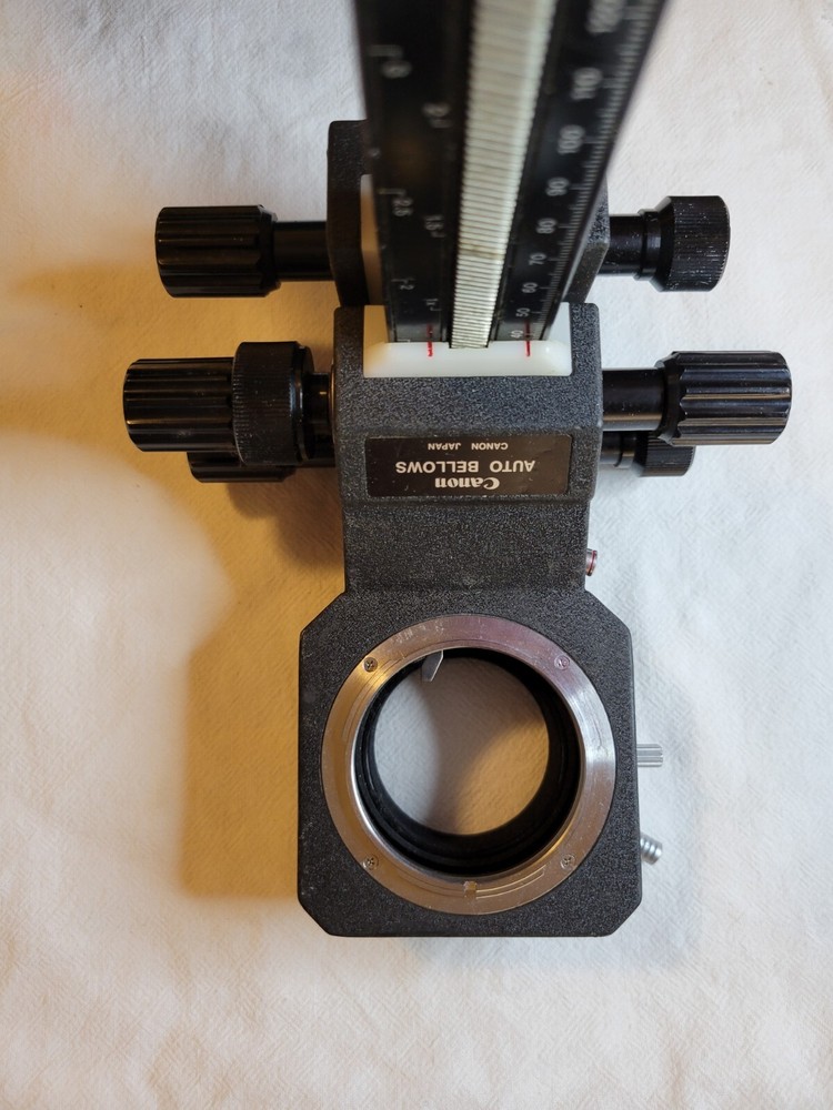 Canon Auto Bellows for FD/FL Lenses with Instructions w Double Release Cable.