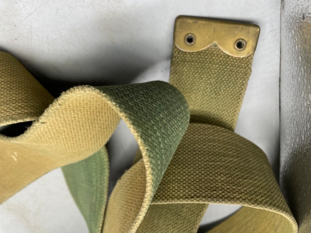 WW1 1908 Pattern British Army Webbing Shoulder Strap in Khaki- 49" Long Original