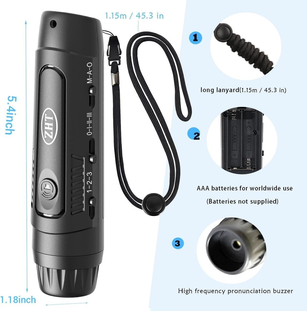 Electronic Whistle for Coaches, Referees, Teachers - 3 Tones & 3 High Volume,...
